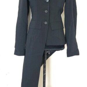 NWT Ivan Grundahl Copenhagen Black Long Sleeve Assyemetric Waistcoat Jacket SZ 6